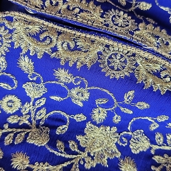 KURTA EMBROIDERED BLUE TOP KIDS/ 24 - Picture 9 of 9